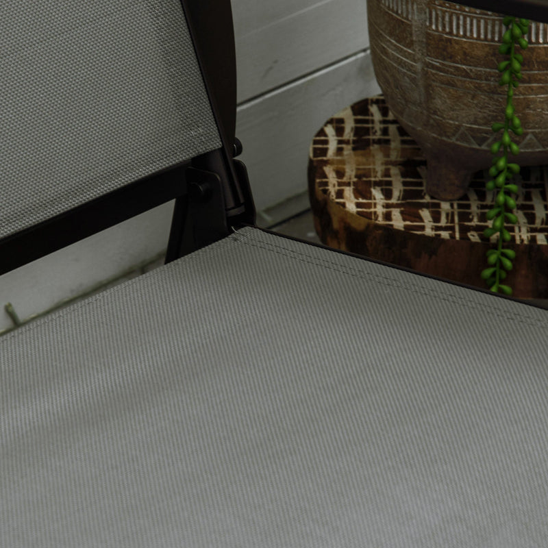 2-Person Outdoor Glider Bench氓Patio Glider Loveseat Chair with Powder Coated Steel Frame Seats Porch Rocking Glider for Backyard, Lawn, Garden and Porch, Mixed Grey