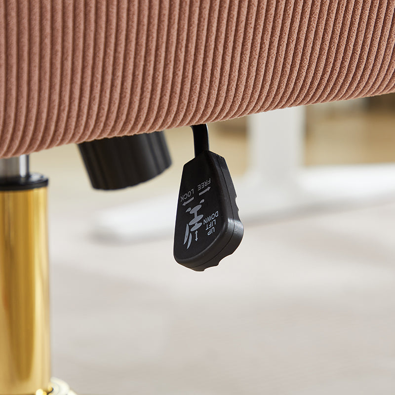 Mid-Back Liftable Office Chair in Light Pink, photo 6 of 10
