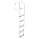 Removable Dock Ladder, 5 Steps, Aluminum Alloy Pontoon Boat Swim Ladder by HouseOfZazla