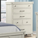 6 Drawer Chest - White by HouseOfZazla