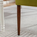 Accent Chairs Set of 2, Velvet Chairs with Solid Woood, Upholstered Dining Chairs for Living Room, Kitchen, Bedroom, Beauty Room,Dining room-Fruit Green