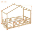 Bed House Bed Frame With Fence by HouseOfZazla