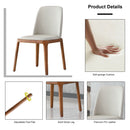 Modern Dining Chairs, Wooden Legs (Set of 2) - Gray by Unique Piece Furniture
