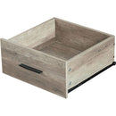 Wood Dresser with 7 Drawers, Wooden Storage Closet for Bedroom, Solid Clothes Cabinet with Sturdy Steel Frame, 48.58"Wx15.75"Dx31.22"H, 48 inch, Rustic Grey