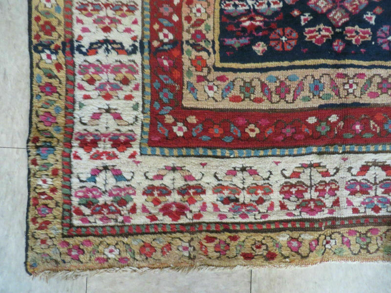 4' X11' Antique Handmade Turkish Anatolian Wool Corridor Kalegy Runner Rug