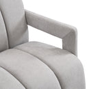 Modern Minimalist Leisure Armchair With L Shaped Armrests by HouseOfZazla