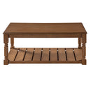 Vibe Haus Farmhouse Wooden Coffee Table