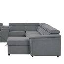Harvey - Power Recliner Sleeper Sectional by HouseOfZazla
