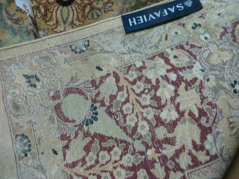 8' X 10' Safavieh Handmade Pakistan Oriental Floral Wool Rug Hand Knotted Organic