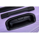 3 Piece Luggage Sets ABS Lightweight Suitcase with Two Hooks, Spinner Wheels, TSA Lock, (20/24/28), LIGHT PURPLE
