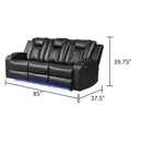 Benz - LED & Power Reclining Sofa by HouseOfZazla