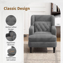 Upholstered Accent Chair Tufted Armchair For Living Room And Bedroom by Unique Piece Furniture