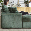 3 Seater Sofa With 2 Ottomans For Living Room by HouseOfZazla