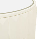 Facino - Round Storage Coffee Table - White Birch by HouseOfZazla