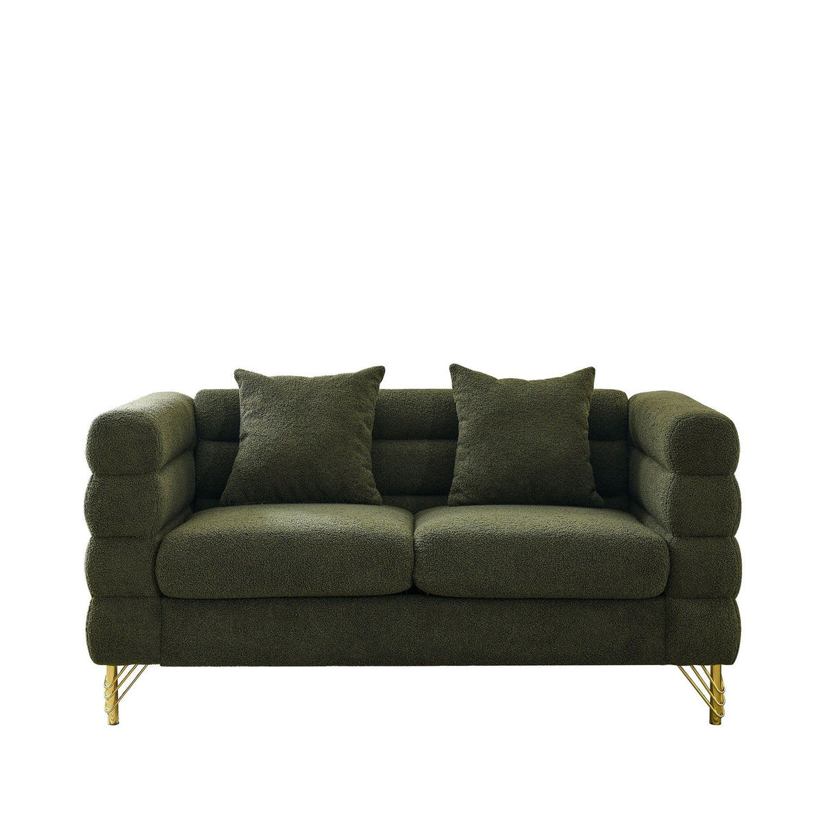 Oversized 2 Seater Sectional Sofa With Deep Seating And 2 Pillows, photo 8 of 23