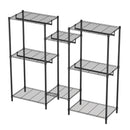 Heavy Duty Garment Rack With 8 Adjustable Wire Shelves And 5 Clothes Rails by HouseOfZazla