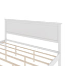 Mid-Century Platform Bed With Headboard And Slat Support, No Box Spring Needed