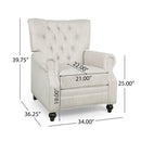 Welch Contemporary Tufted Pushback Recliner by HouseOfZazla
