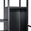 Loft Bed With Built In Work Station, Wardrobe, Storage Staircase And LED by HouseOfZazla