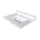 Bianco Carrara Venato Elegant Marble Vanity Top, Bathroom Vanity With Undermount Sink, Sintered Stone by HouseOfZazla