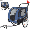 2-in-1 Bike Trailer & Pet Stroller for Dogs up to 100lbs by HouseOfZazla