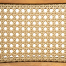 Netro Acacia Wood Dining Chair with Light Brown Wicker