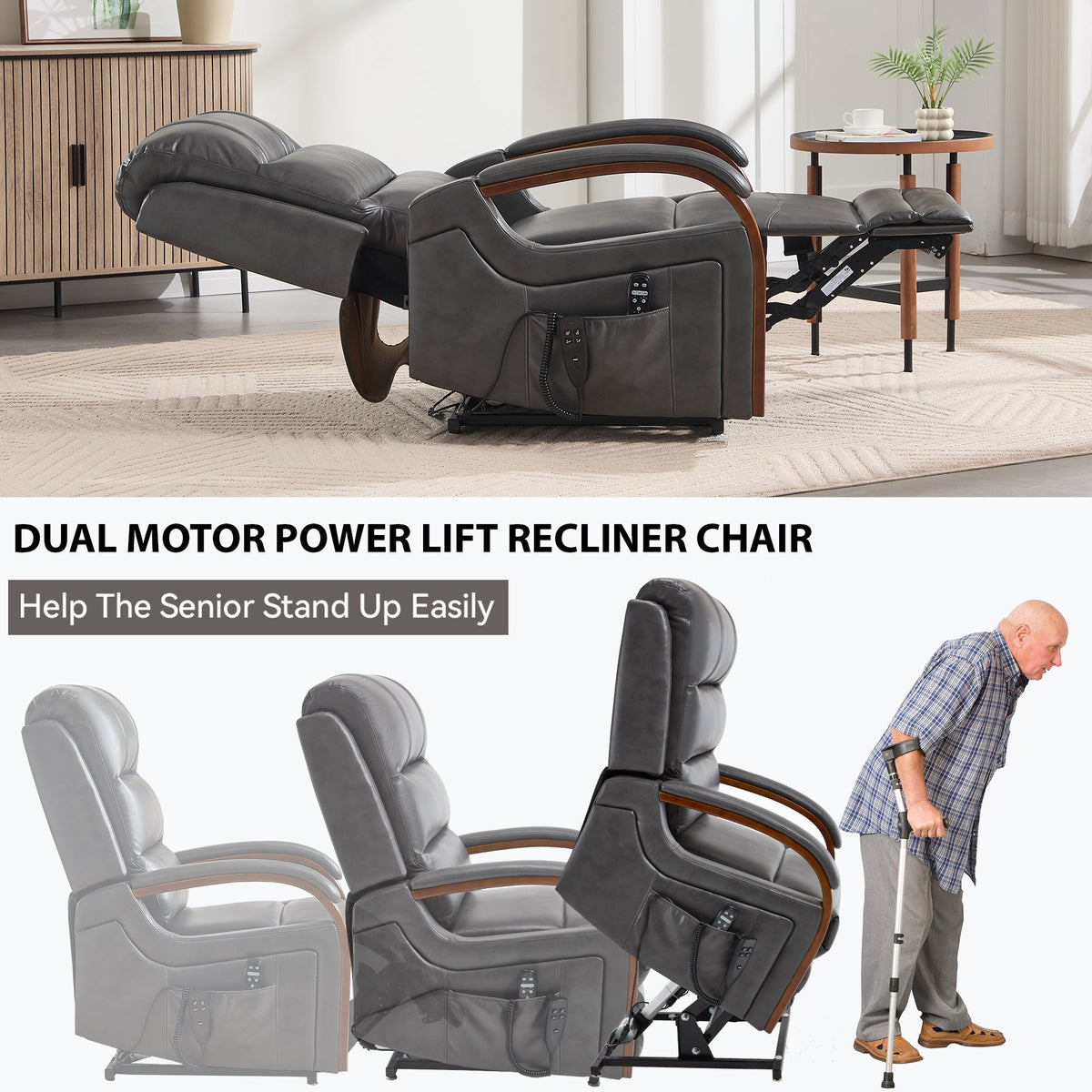 Power Dark Recliner Chair, photo 10 of 10