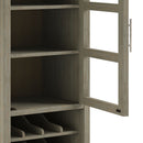 Avalon - High Storage, Wine Rack Cabinet by HouseOfZazla
