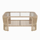 Outdoor PE Rattan Patio Furniture Set with Iron Frame by HouseOfZazla