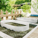 Heavy Duty Galvanized Raised Garden Bed Kit For Vegetables, Flowers & Herbs by HouseOfZazla