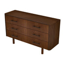 Logan - Dresser With 6 Drawers - Brown by Unique Piece Furniture