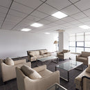 2Packs 48W 2 2FT LED Panel Light 4800LM 7500K Ceiling Lighting 150W Equivalent LED Troffer Recessed Edge-Lit