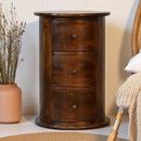 3 Drawer Drum - Chestnut by Unique Piece Furniture