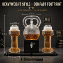 Kettlebell & Dumbbell Beer, Whiskey & Wine Dispenser Set