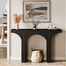 Console Table With Arched Base For Entryway - Black by HouseOfZazla