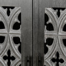 Hollow Four Door Antique Cabinet, American Country Style