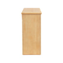 Fluted Console Table With Semi Circular Drawers - Natural by HouseOfZazla