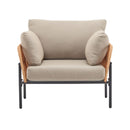 Rope Lounge Chair With Cushions For Modern Spaces