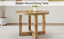 A modern and practical circular dining table. Made of MDF tabletop and wooden MDF table legs. Suitable for living room and bedroom. 42 inches x 42 inches x 30 inches