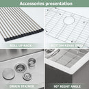 Stainless Steel Drop In Kitchen Sink, Topmount by HouseOfZazla