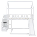 House Bunk Bed With Slide