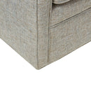 Wide Seat Arm Chair With 360 Degree Rotation