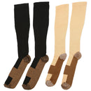 Unisex Copper Compression Socks Women Man Durable Hose Graduated Support Socks for Running Nursing Shin Splints Edema Swelling Recovery