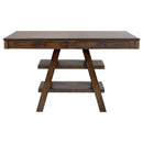 Dewey Rectangular 60-inch Counter Height Dining Table Walnut