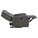 Forrest - Recliner Chair With Tufted Upholstery - Gray by HouseOfZazla