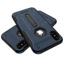 Rugged Phone Case for iPhone X Drop-protection Phone Case with Kickstand Heavy Duty Dual Layers Phone Protective Cover