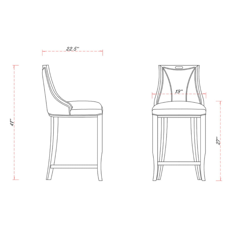 Emperor - Barstool - White, photo 3 of 4