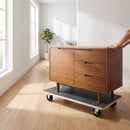 Furniture Moving Wooden Dolly with 4 PP Wheels - 2 Pack