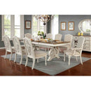 Rustic Dining Set With Table And Upholstered Chairs by Unique Piece Furniture