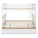 Bunk Bed With Drawers, Convertible Design by Unique Piece Furniture